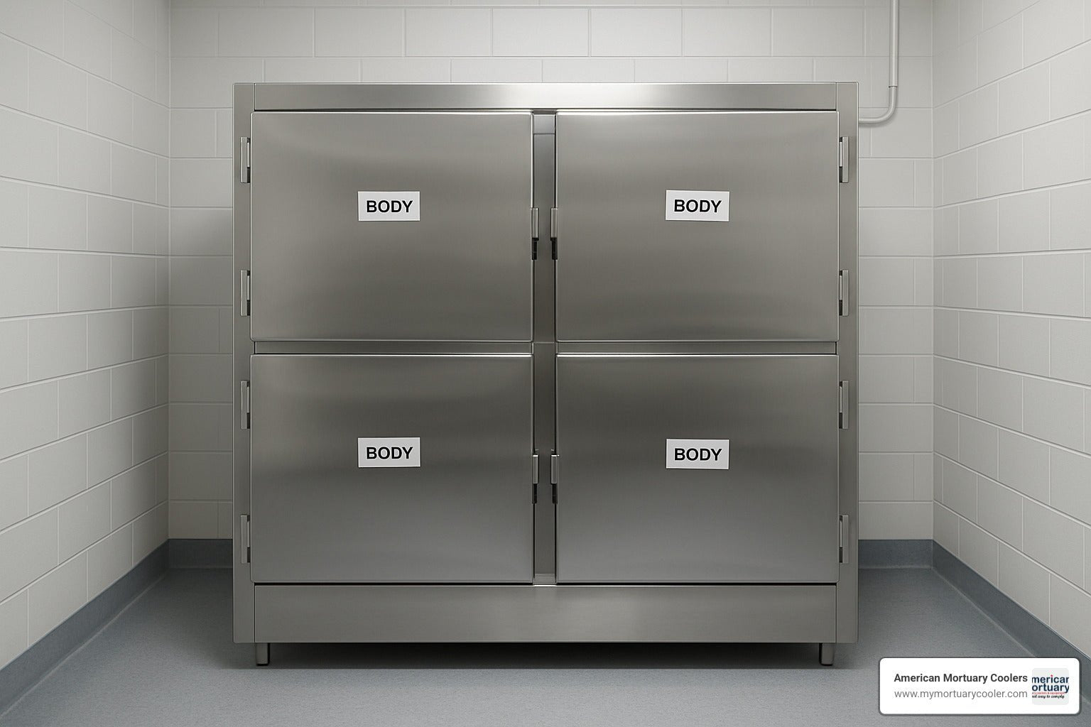 Everything You Need to Know About Four Body Morgue Fridges - American Mortuary Coolers & Equipments Everything You Need to Know About Four Body Morgue Fridges - American Mortuary Coolers & Equipments